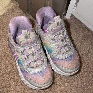 Skechers Kids' Multicolor Light-Up Sneakers